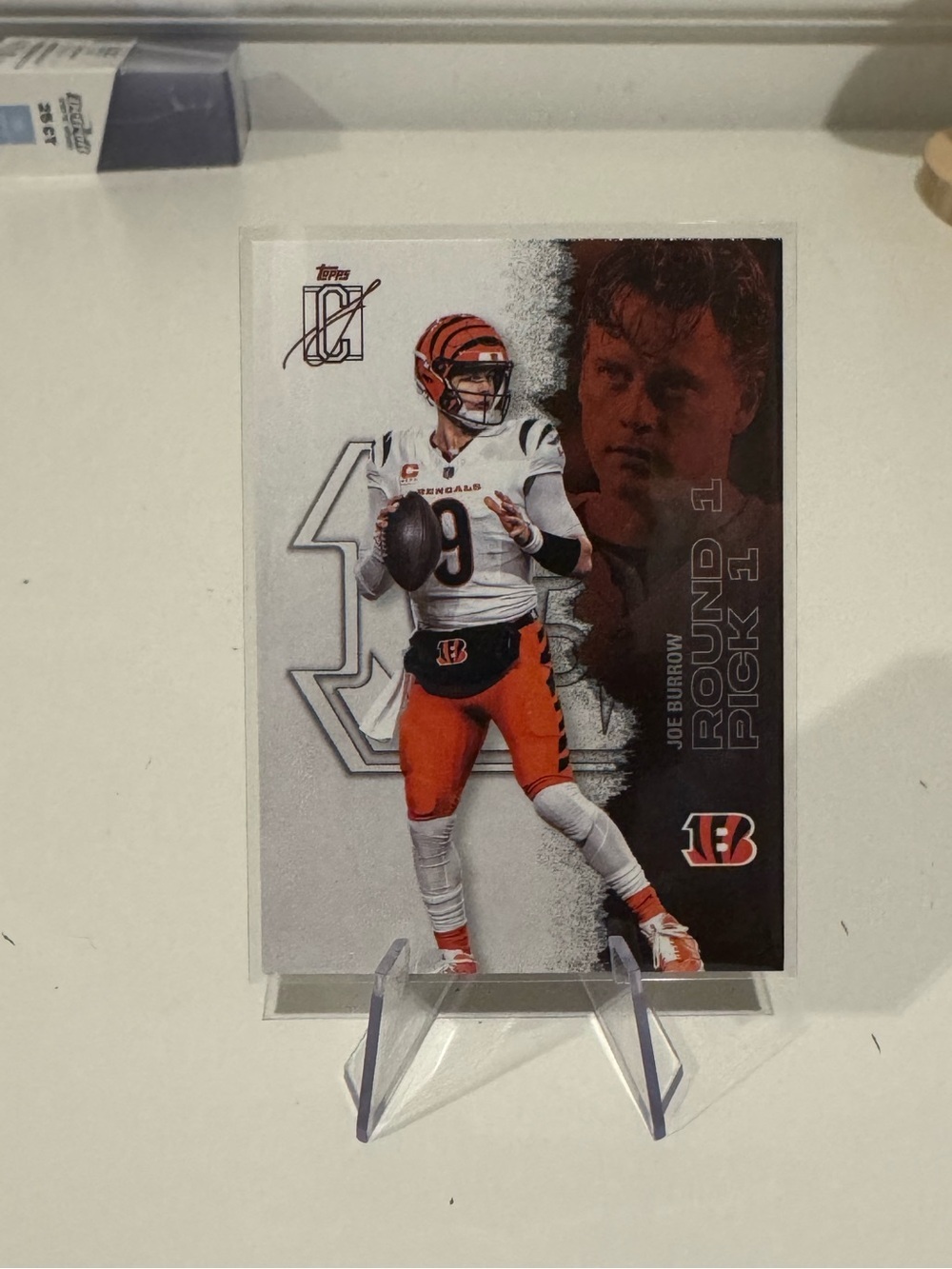 🔥 2025 Joe Burrow Topps Signature Round 1 Pick 1 Card. #bengals
